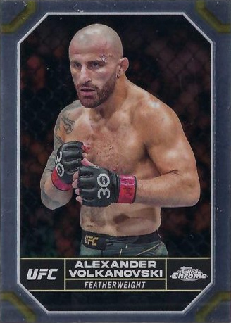 Alexander Volkanovski 2024 Topps Chrome UFC Base #7 Superfractor