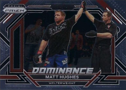 Matt Hughes 2023 Panini Prizm UFC Dominance #17 Black