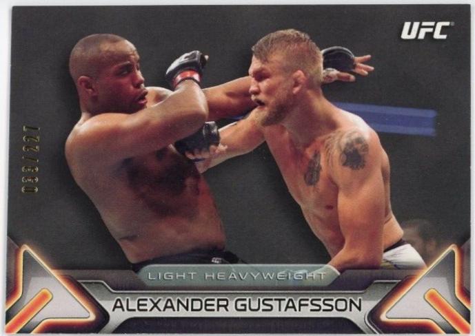 Alexander Gustafsson 2016 Topps UFC Knockout Base #13 Silver