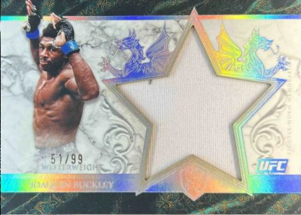 Joaquin Buckley 2025 Topps Royalty UFC Star Relics #SR-JB Platinum