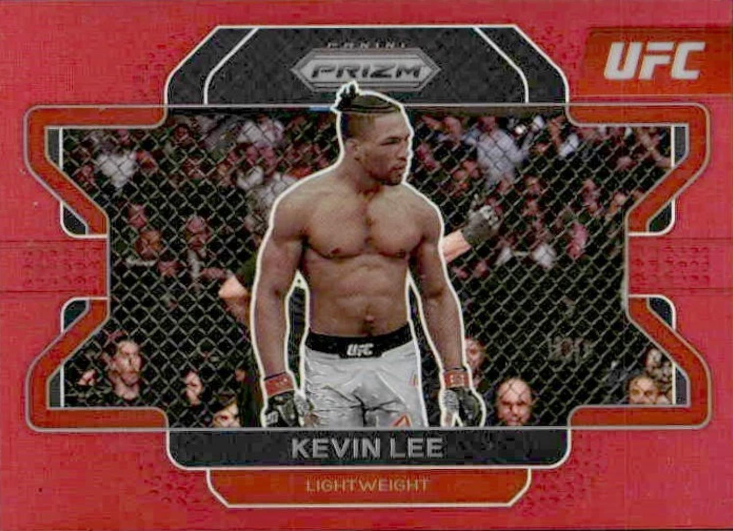 Kevin Lee 2022 Panini Prizm UFC Base #84 Red