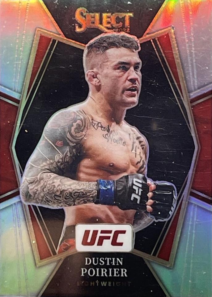 Dustin Poirier 2022 Panini Select UFC Premier Level #171 Silver