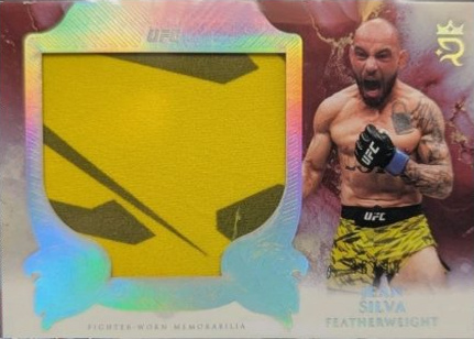 Jean Silva 2025 Topps Royalty UFC Rookie Jumbo Relics #RJR-JS Blue