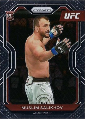 Muslim Salikhov 2021 Panini Prizm UFC Base #29 Black
