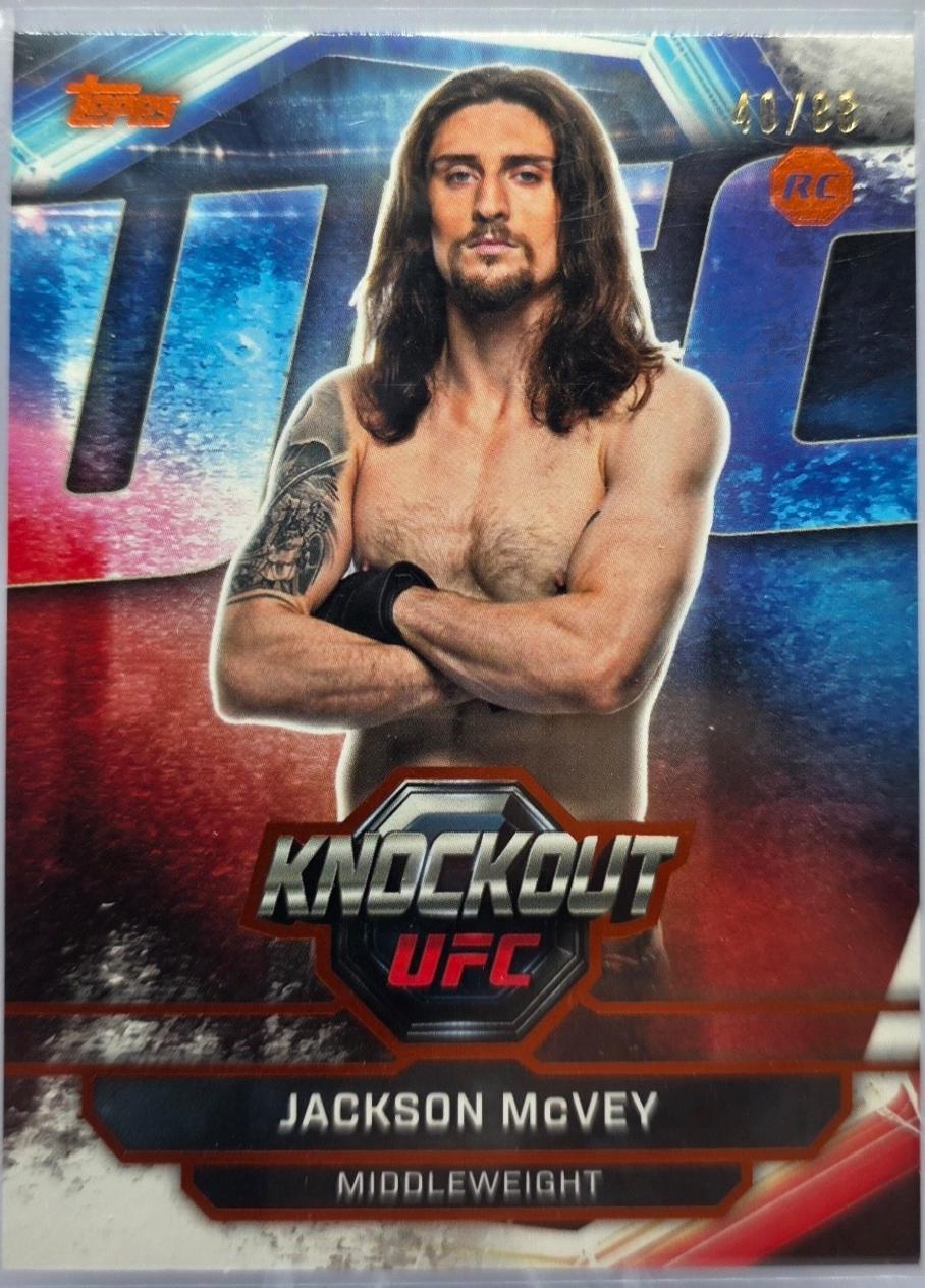 Jackson McVey 2026 Topps Knockout UFC Base #39 Orange