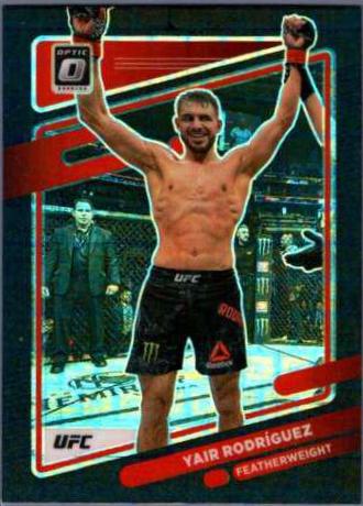 Yair Rodríguez 2022 Panini Donruss Optic UFC Base #58 Black Pandora