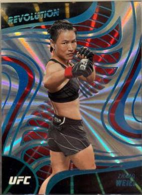 Zhang Weili 2023 Panini Chronicles UFC Revolution #21 Sunburst