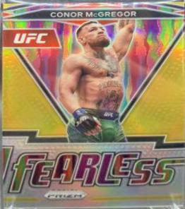 Conor McGregor 2022 Panini Prizm UFC Fearless #7 Gold