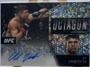 Al Iaquinta 2021 Panini Select UFC Octagon Action Signatures #24 Disco Prizms