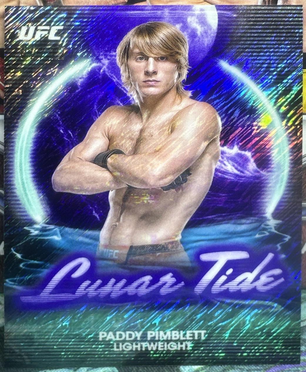 Paddy Pimblett 2025 Topps Midnight UFC Lunar Tide #LT-16 Midnight
