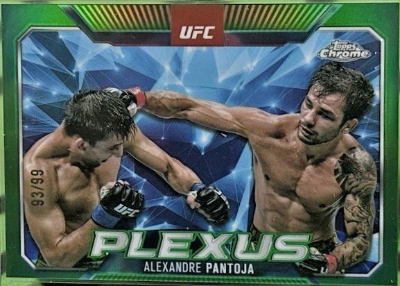 Alexandre Pantoja 2025 Topps Chrome UFC Plexus #PLX-8 Green Refractor