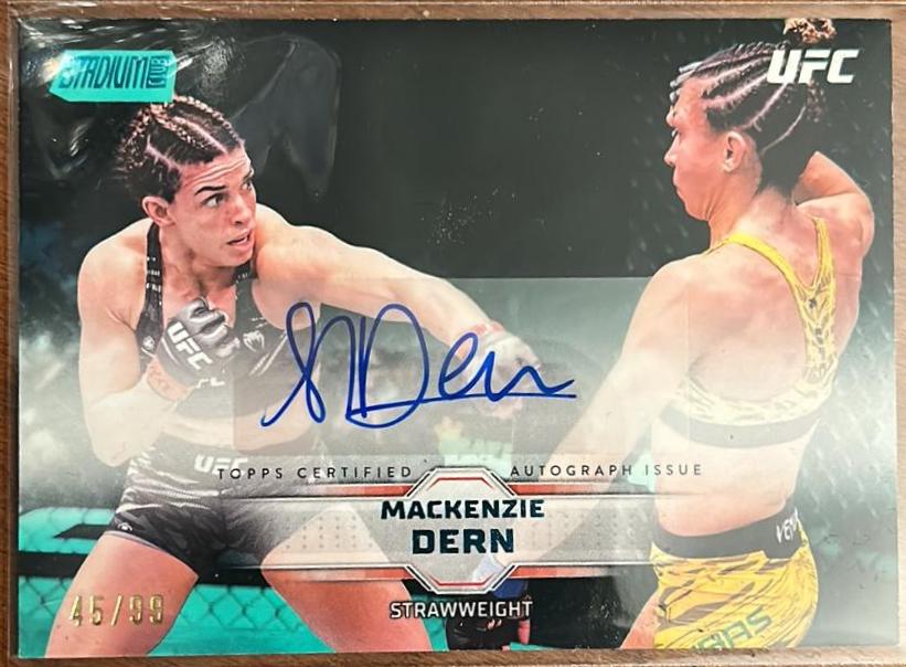 Mackenzie Dern 2026 Topps Stadium Club UFC Base Autographs #BAV-MDN Yellow