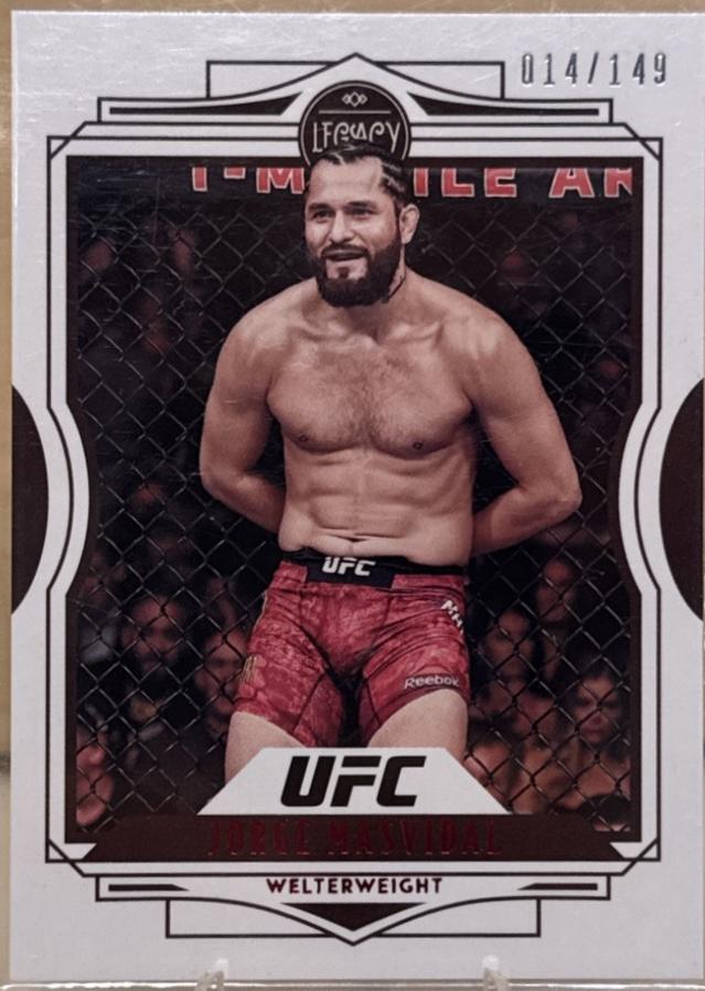 Jorge Masvidal 2021 Panini Chronicles UFC Base Legacy #43 Red