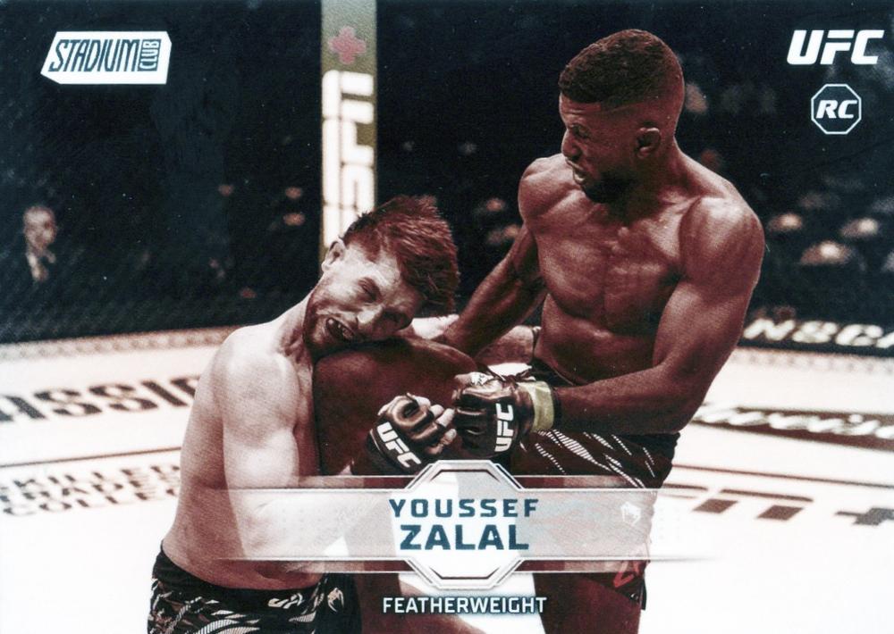 Youssef Zalal 2026 Topps Stadium Club UFC Base #143 Sepia