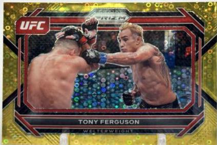 Tony Ferguson 2023 Panini Prizm Under Card UFC Base #43 Gold