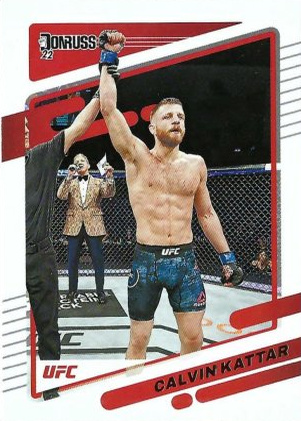 Calvin Kattar 2022 Panini Donruss UFC Base #55 Orange
