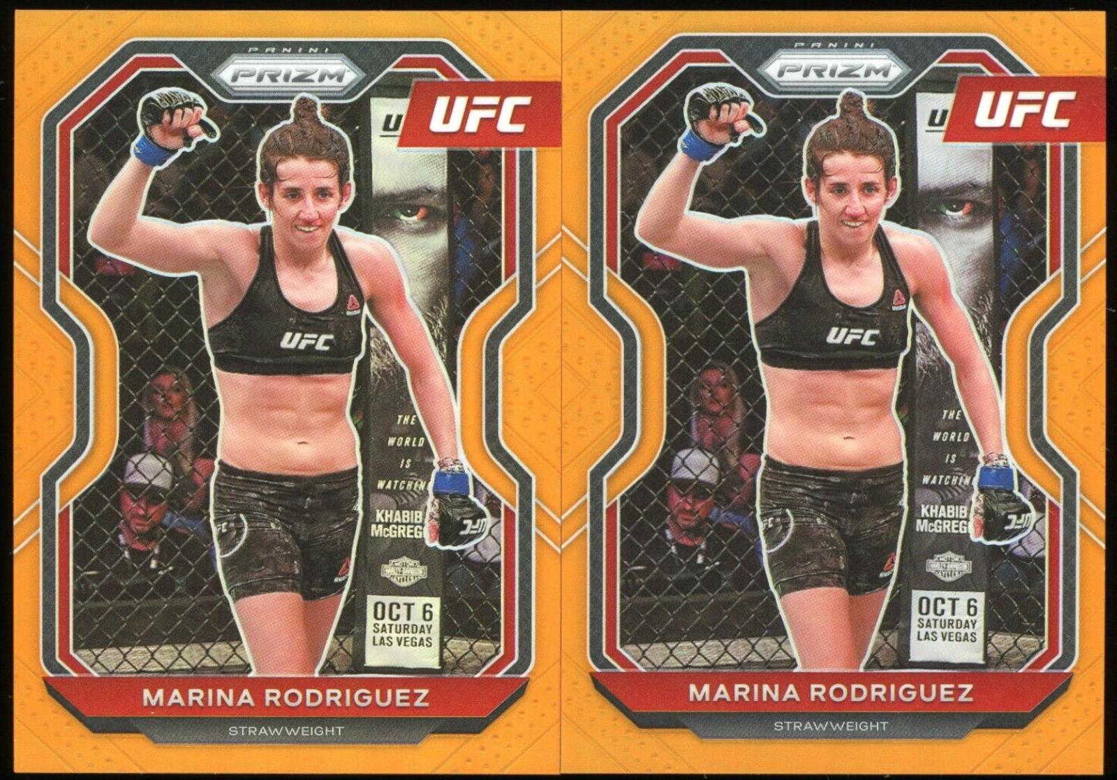 Marina Rodriguez 2021 Panini Prizm UFC Base #47 Orange