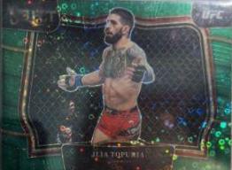Ilia Topuria 2023 Panini Select UFC Octagonside #250 Green Disco