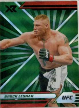 Brock Lesnar 2022 Panini Chronicles UFC Base XR #283 Platinum