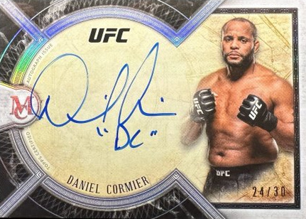 Daniel Cormier 2018 Topps UFC Museum Collection Museum Autographs #MA-DC Gold