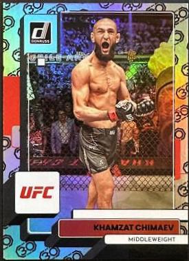 Khamzat Chimaev 2023 Panini Donruss UFC Base #174 30th Anniversary