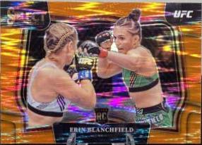 Erin Blanchfield 2023 Panini Select UFC Octagonside #268 Orange Flash