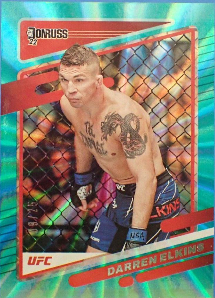 Darren Elkins 2022 Panini Donruss UFC Base #167 Teal