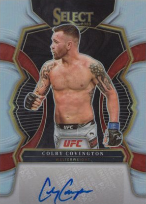 Colby Covington 2023 Panini Select UFC Signatures #19 Blue