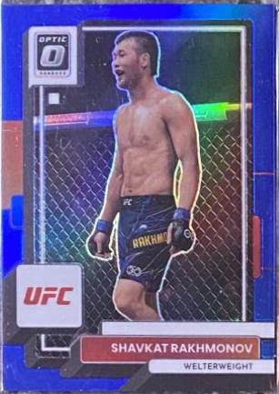Shavkat Rakhmonov 2023 Panini Donruss Optic UFC Base #63 Blue