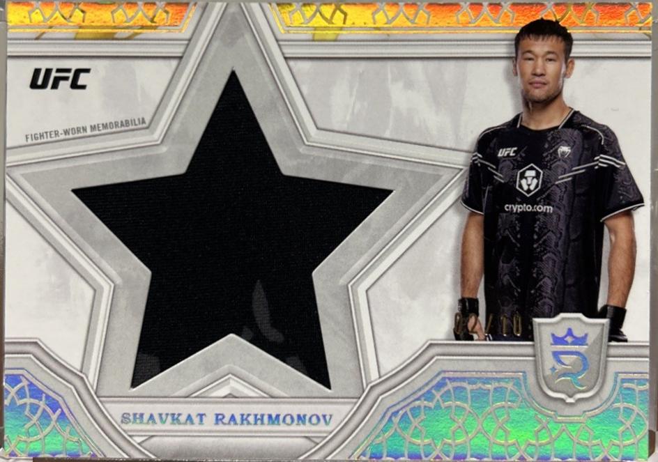 Shavkat Rakhmonov 2024 Topps Royalty UFC Star Relics #SRR-11 Gold