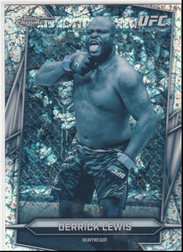Derrick Lewis 2026 Topps Chrome UFC Base #82 Octafractor