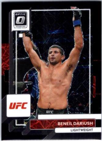 Beneil Dariush 2023 Panini Donruss Optic UFC Base #81 Black Velocity