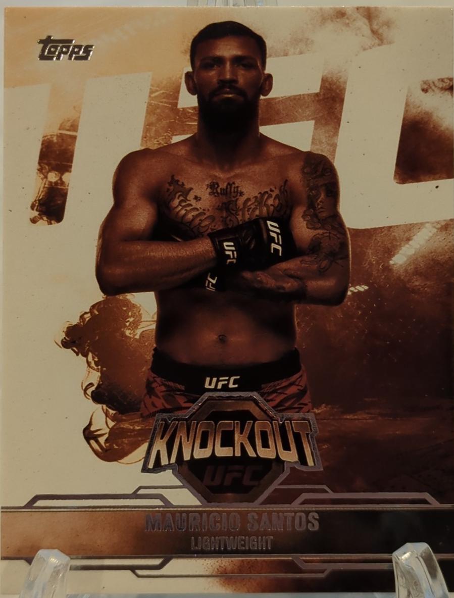 Mauricio Ruffy 2025 Topps Knockout UFC Base #18 Sepia