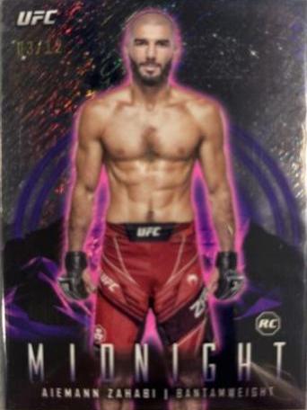 Aiemann Zahabi 2024 Topps Midnight UFC Base #76 Midnight