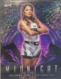 Julianna Peña 2024 Topps Midnight UFC Base #3 Midnight
