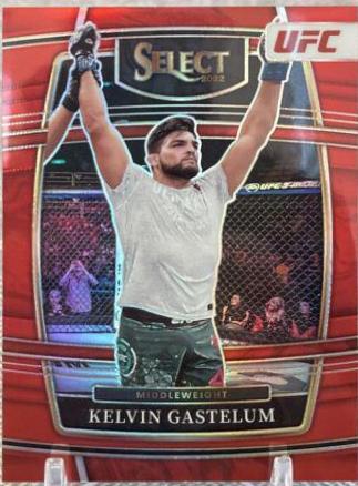 Kelvin Gastelum 2022 Panini Select UFC Concourse #38 Red