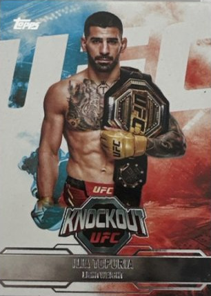 Ilia Topuria 2025 Topps Knockout UFC Base #69 Platinum