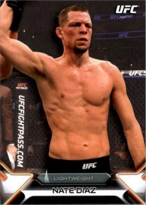 Nate Diaz 2016 Topps UFC Knockout Base #45 Red