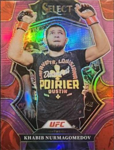 Khabib Nurmagomedov 2023 Panini Select UFC Octagonside #203 Purple
