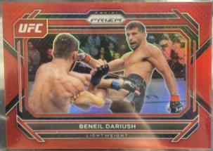 Beneil Dariush 2023 Panini Prizm UFC Base #28 Red