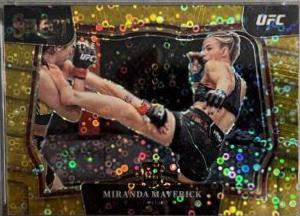 Miranda Maverick 2023 Panini Select UFC Octagonside #293 Gold Disco
