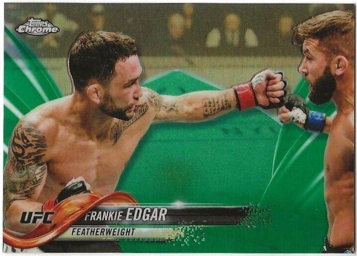 Frankie Edgar 2018 Topps Chrome UFC Base #70 Green