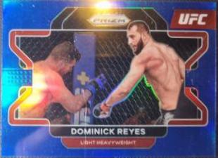 Dominick Reyes 2022 Panini Prizm UFC Base #11 Blue