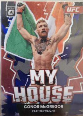 Conor McGregor 2023 Panini Donruss Optic UFC My House #4 Purple