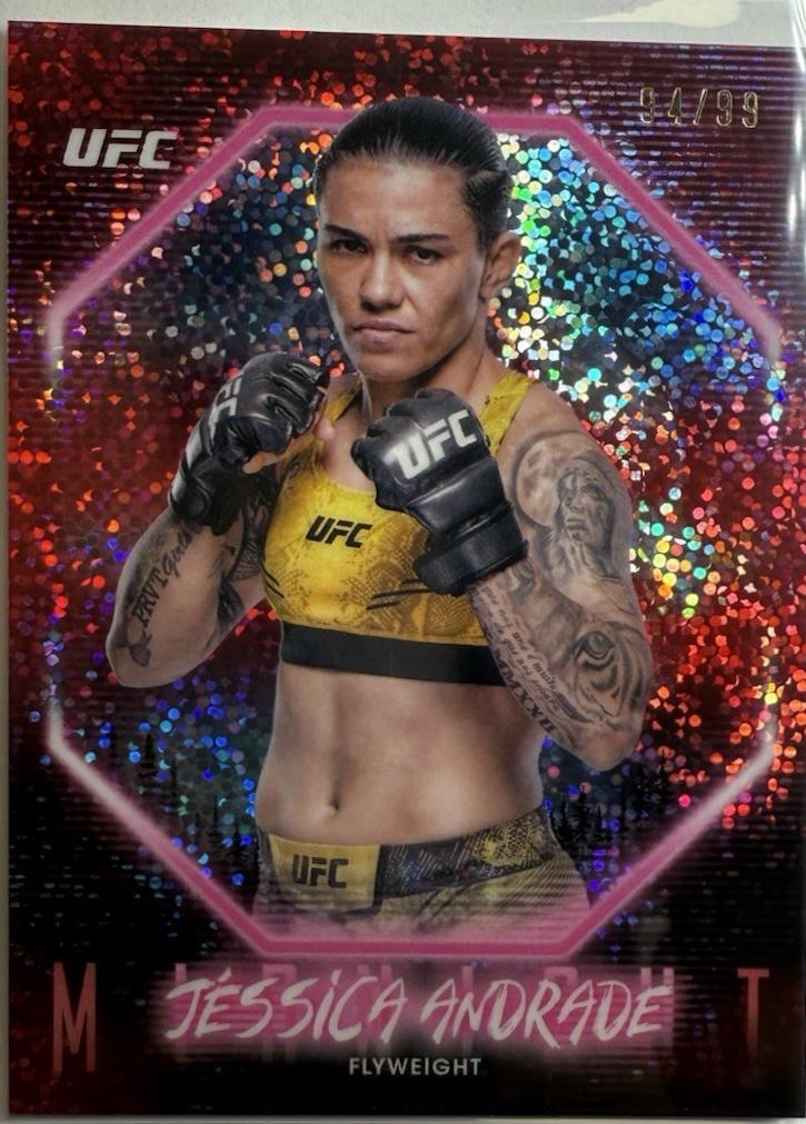 Jessica Andrade 2025 Topps Midnight UFC Base #38 Twilight