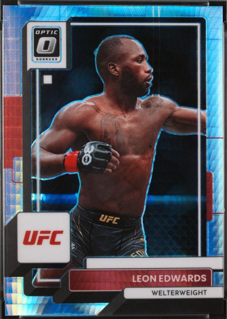 Leon Edwards 2023 Panini Donruss Optic UFC Base #3 Lucky Envelopes