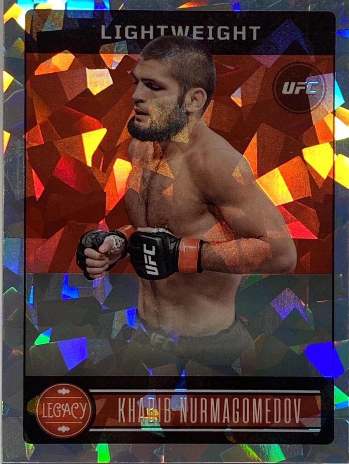 Khabib Nurmagomedov 2023 Panini Chronicles UFC Base Legacy Premium Edition #335 Silver