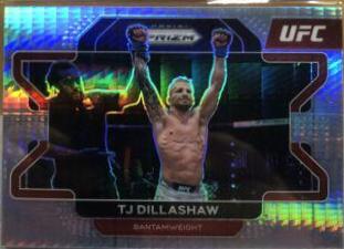 TJ Dillashaw 2022 Panini Prizm UFC Base #12 Hyper