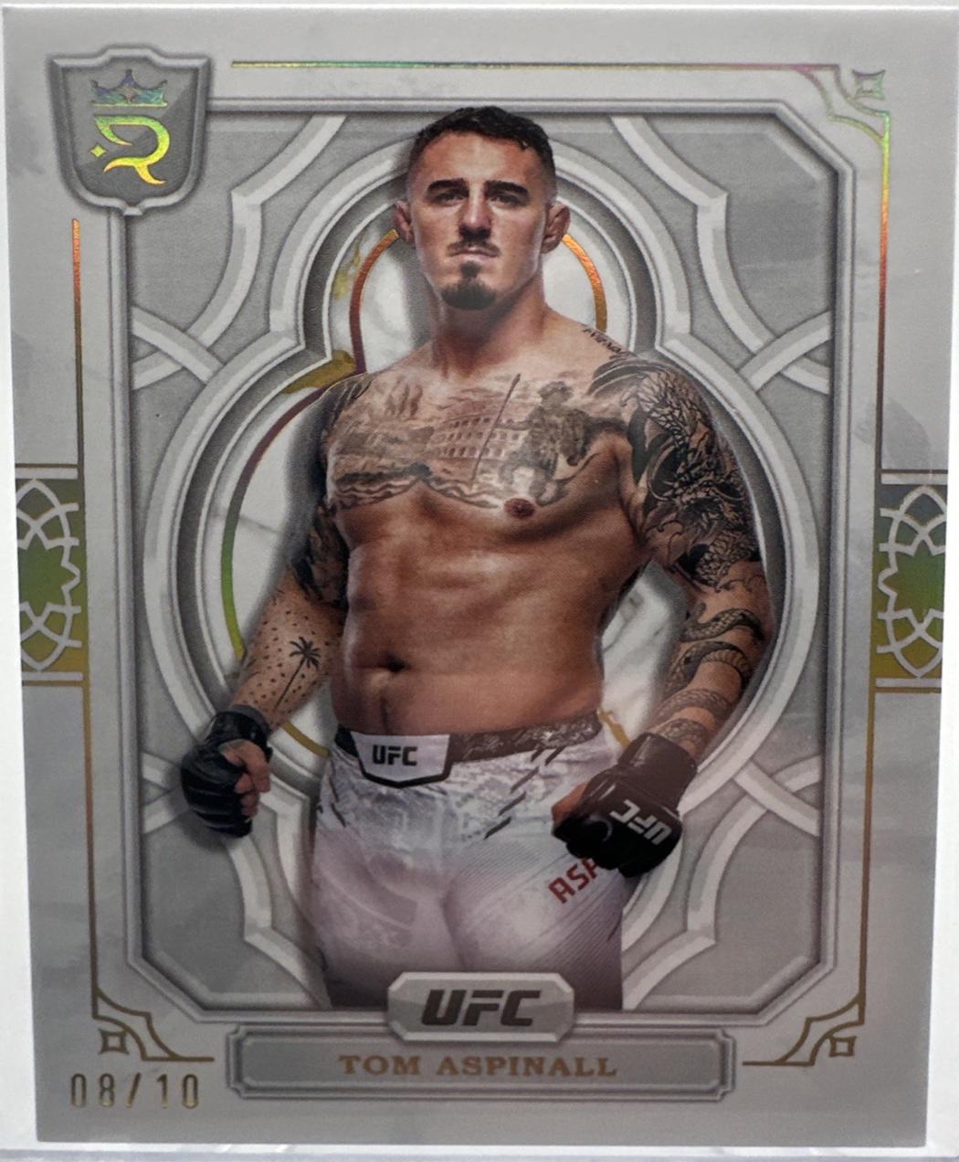 Tom Aspinall 2024 Topps Royalty UFC Base #86 Gold
