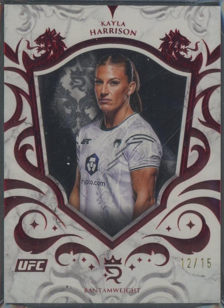 Kayla Harrison 2025 Topps Royalty UFC Base #63 Red